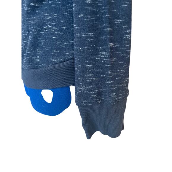 Threads 4 Thought Top Women's Size M Blue/White Fitted Waistband Casual Date - Picture 5 of 13